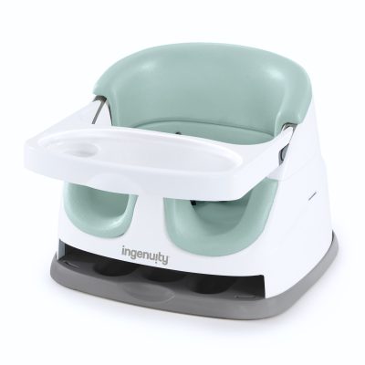 Ingenuity Baby Base 2-in-1 Booster Feeding and Floor Seat, Mist